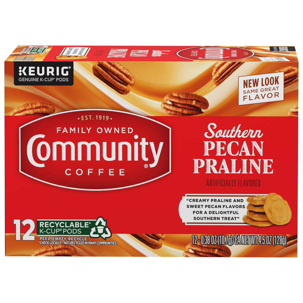 Community Coffee Grandma's Sugar Cookie Keurig K-Cup Pods, Limited Edition Holiday Flavor, Natural Ingredients, 10 Count (Pack of 1)