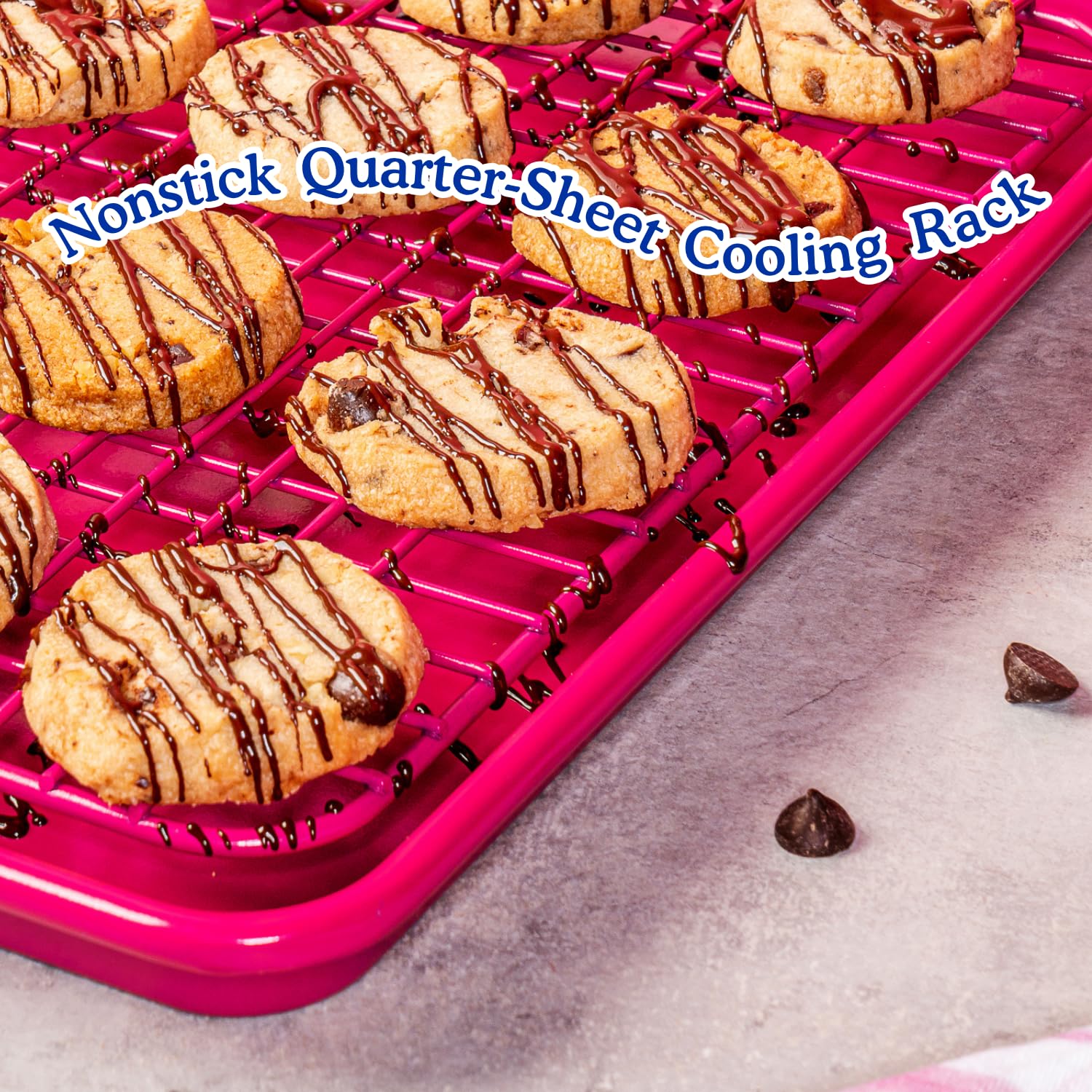 Great Jones Non Stick Wire Cooling Rack (Pepper) – Fits Quarter Sheet