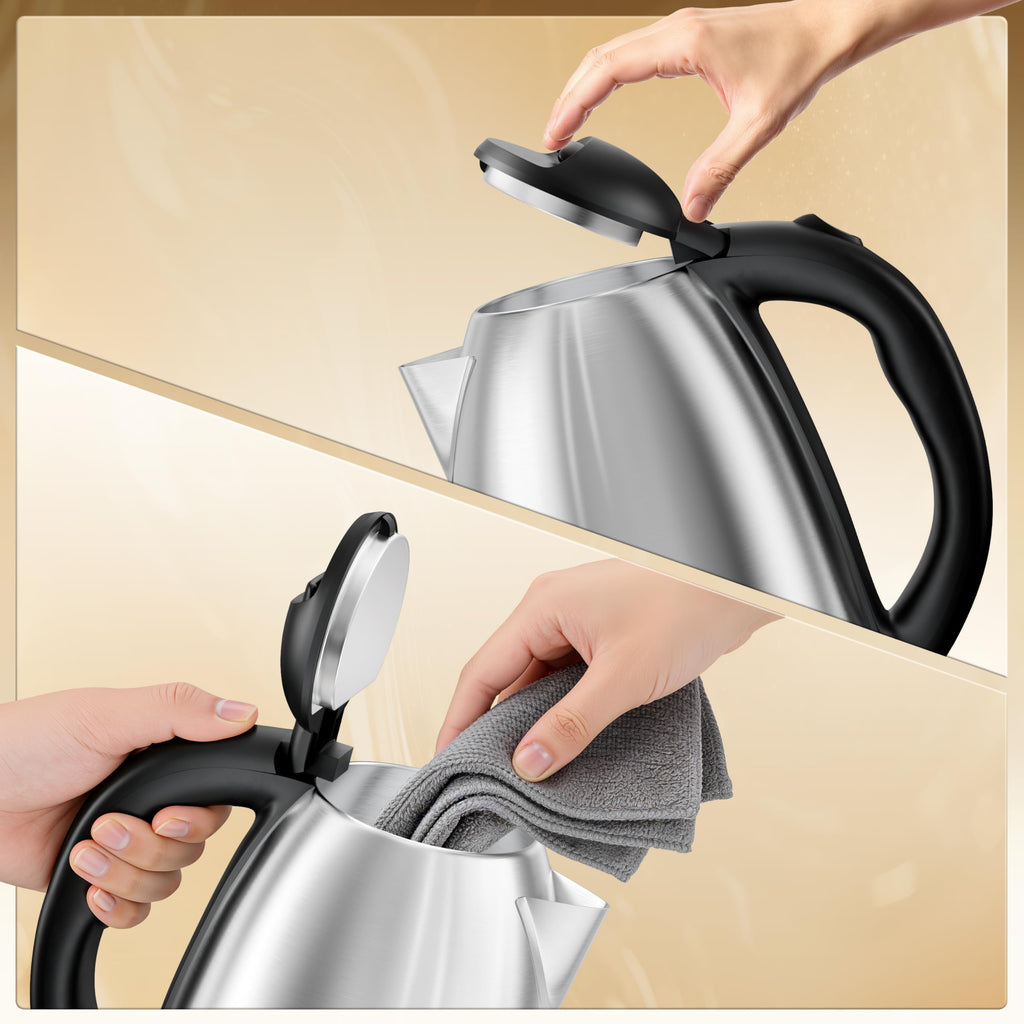 DEZIN 2L Electric Kettle, Fast Boil Electric Tea Kettle, 1000W Water Boiler