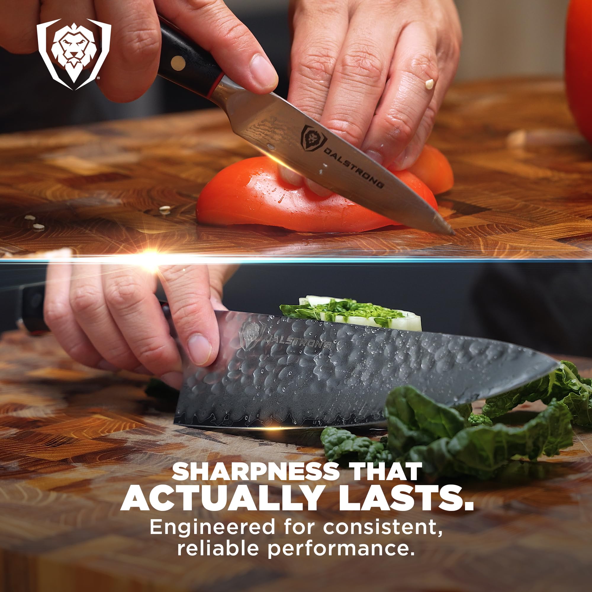Dalstrong 2-Piece Japanese Knife Set — 8" Chef (Gyuto) + 3.5" Paring — 66-Layer Damascus AUS-10V Steel (8–12° Edge), G-10 Handles — Shogun ELITE For Sushi, Precision Prep & Serious Home Cooks
