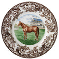 Spode Woodland Dinner Plate, Horse | 10.5 Inch | Hunting Cabin, Lodge, and Cottage Décor | Made in England from Fine Earthenware | Microwave and Dishwasher Safe (American Quarter Horse)