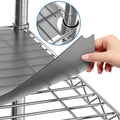 Set of 4 Shelf Liners for Wire Shelf Liner- Long Lasting Premium Quality- Graphite 18 x 48