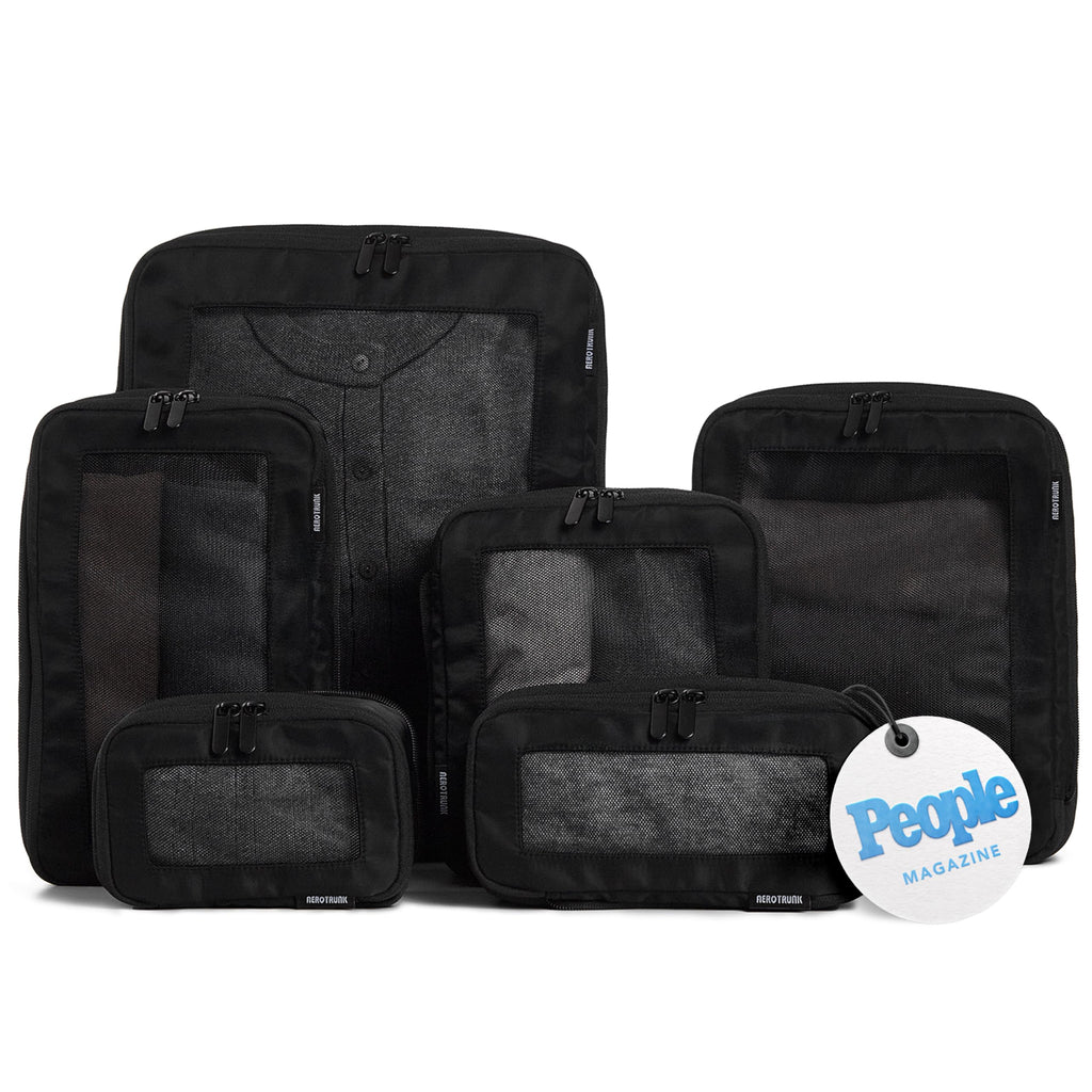 Aerotrunk Compression Packing Cubes for Travel, 4-Pack, Teal