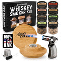 Whiskey Smoker Kit with Torch and Old Fashioned Syrup (No Butane)
