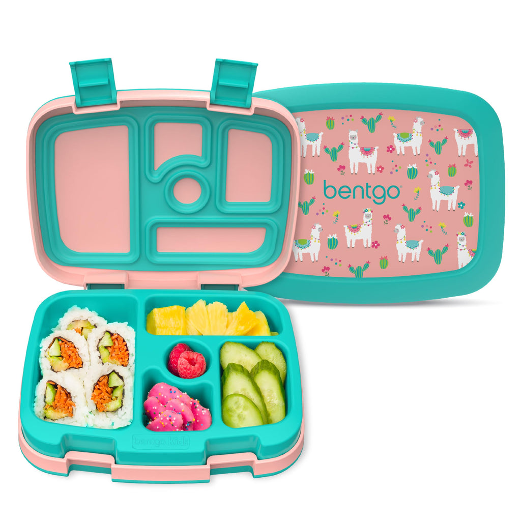 Bentgo Kids Prints Leak-Proof 5-Compartment Bento-Style Kids Lunch Box