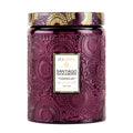 Voluspa Santiago Huckleberry, Large Candle Jar, 18 oz, 100 Hour Burn Time, All Natural Wicks and Coconut Wax for Clean Burning, Vegan, Poured in The USA