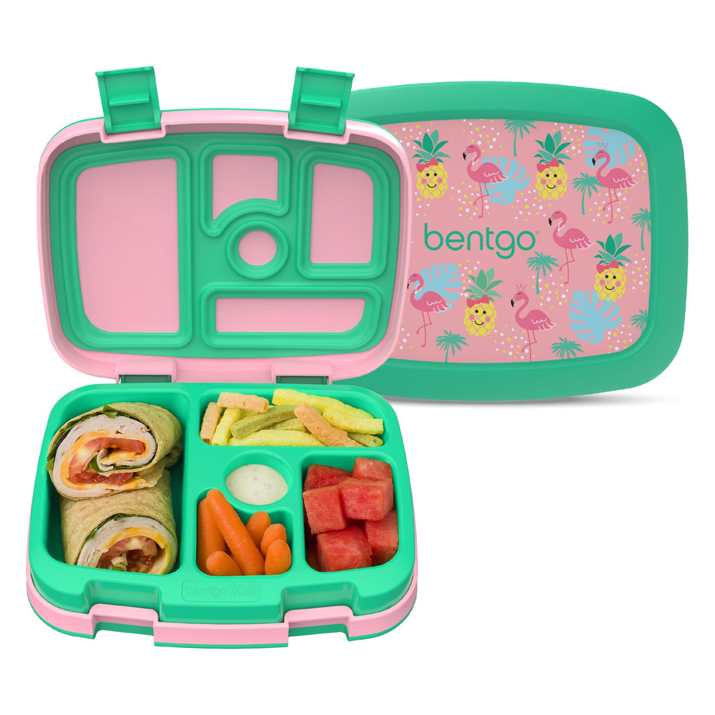 Bentgo Kids Prints Leak-Proof 5-Compartment Bento-Style Kids Lunch Box