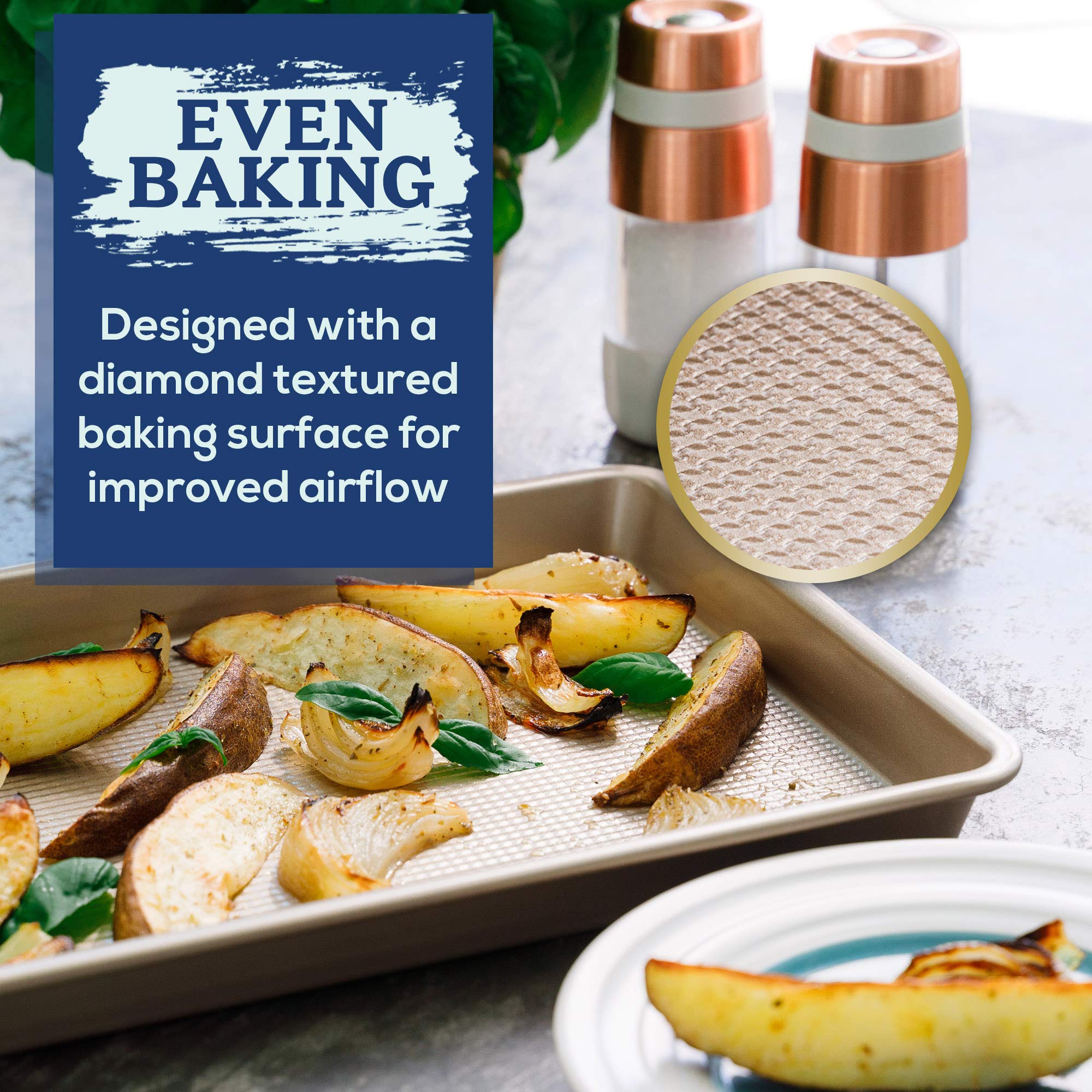 Ultra Cuisine Nonstick Half Sheet Baking Pan -13 x 18 inch