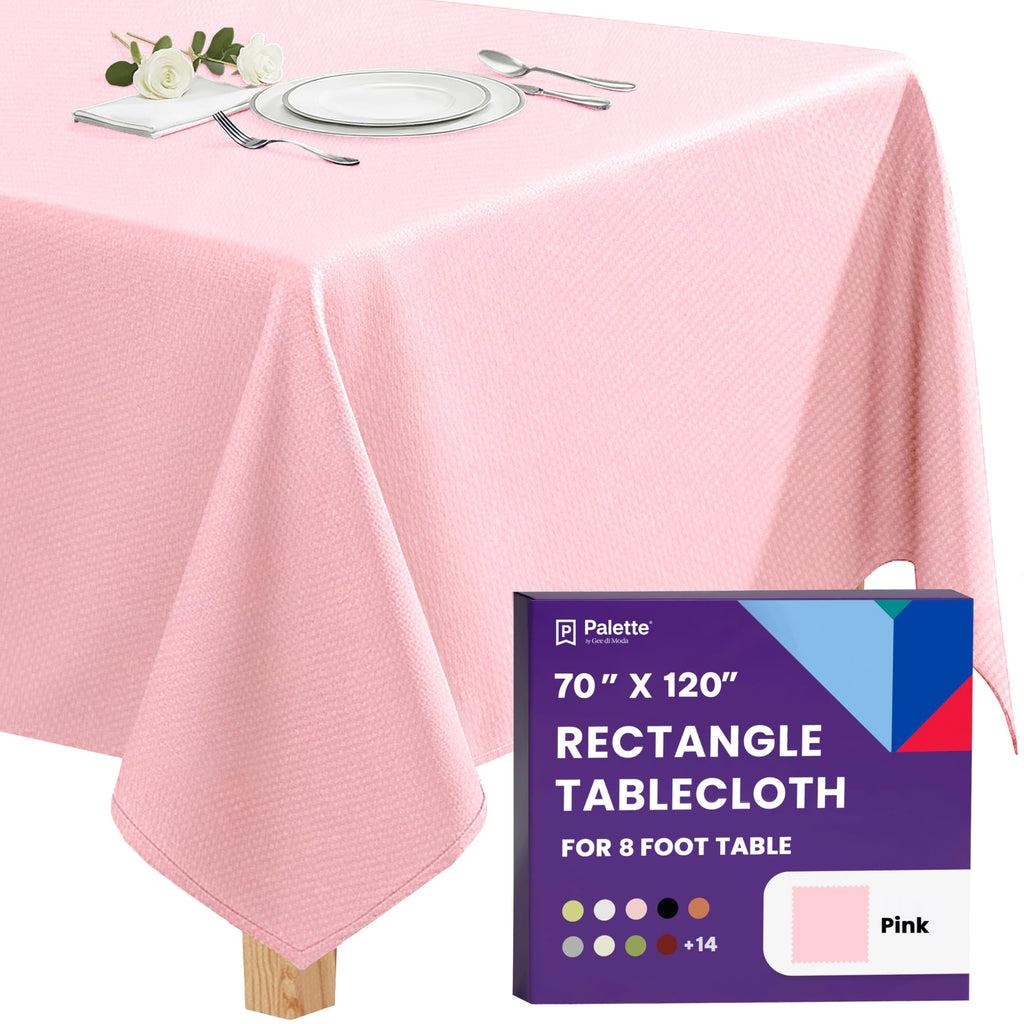 Gee Di Moda Rectangle Tablecloth - 70 x 120 Inch Royal Blue Table Cloth for 6 or 8 Foot Rectangle Tables - Heavy Duty Washable Fabric - for Holiday Party, Dinner, Weddings, Baby Shower & Events