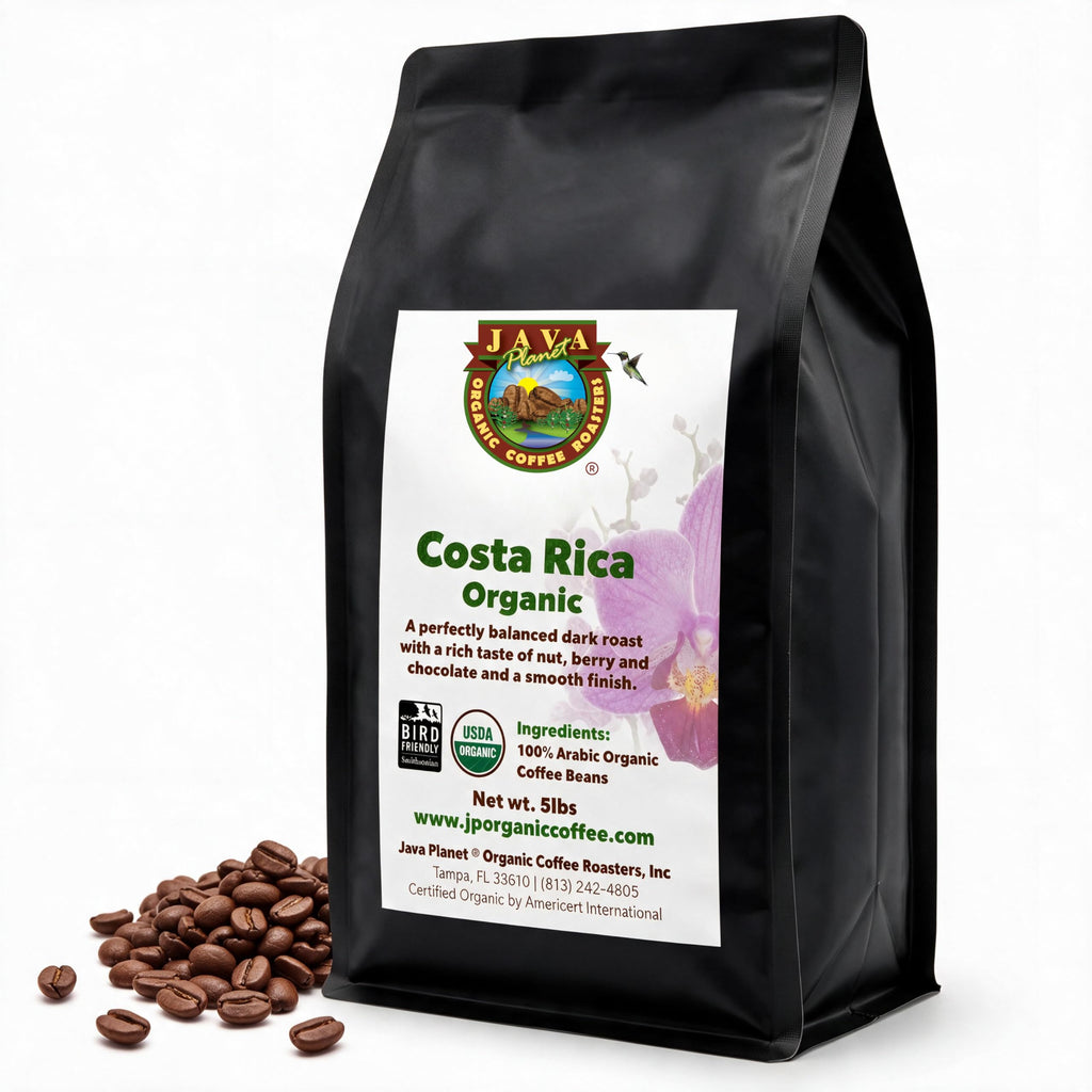 Java Planet Low Acid Organic Papua New Guinea Whole Bean Coffee 16oz