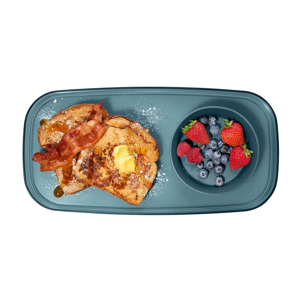 madesmart dipware Small Serving Plate, Stackable & Removable Dip Bowl for Salsa, Queso, Salad, Olives, Dishwasher & Microwave Safe, Multipurpose Plate & Bowl, Lime
