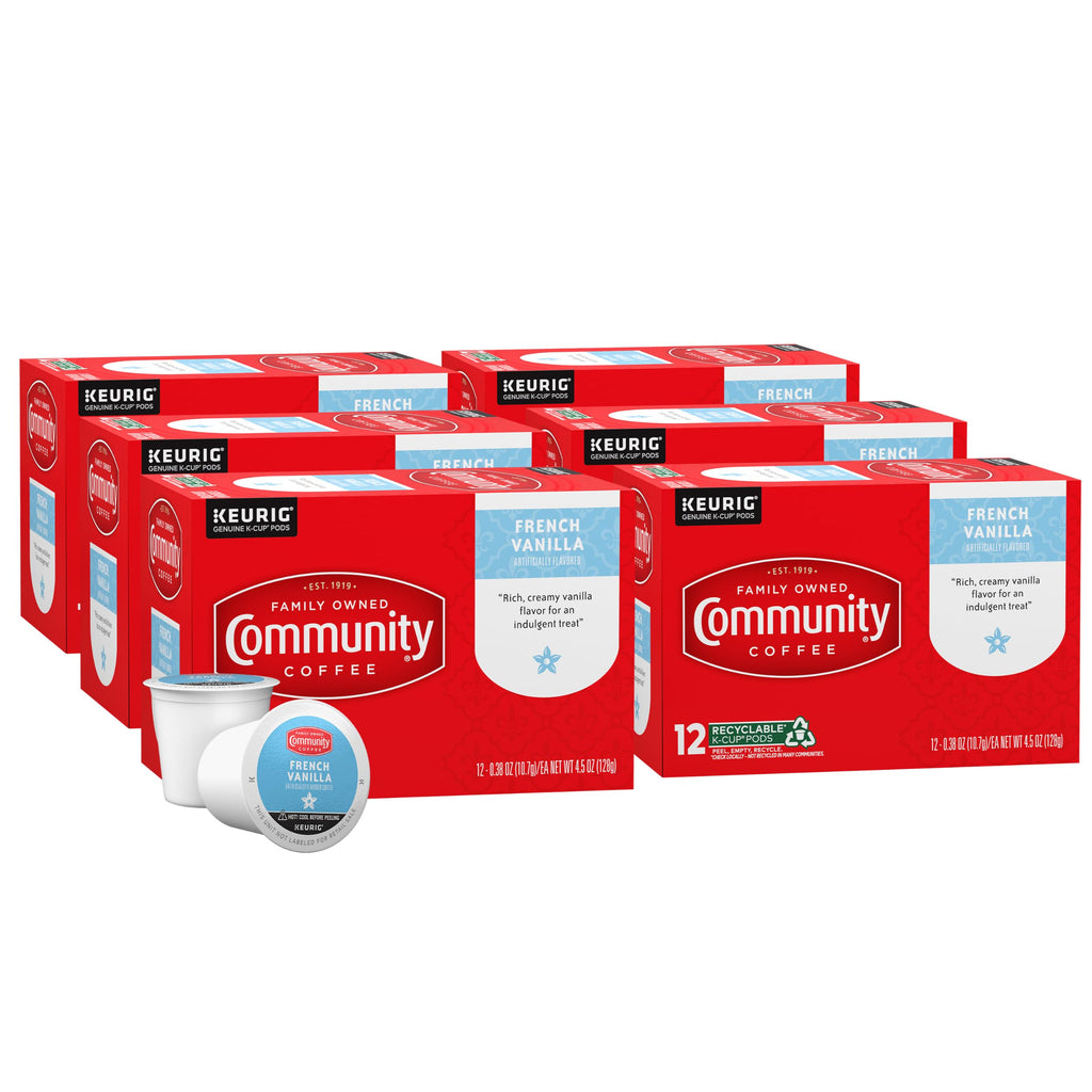 Community Coffee Grandma's Sugar Cookie Keurig K-Cup Pods, Limited Edition Holiday Flavor, Natural Ingredients, 10 Count (Pack of 1)