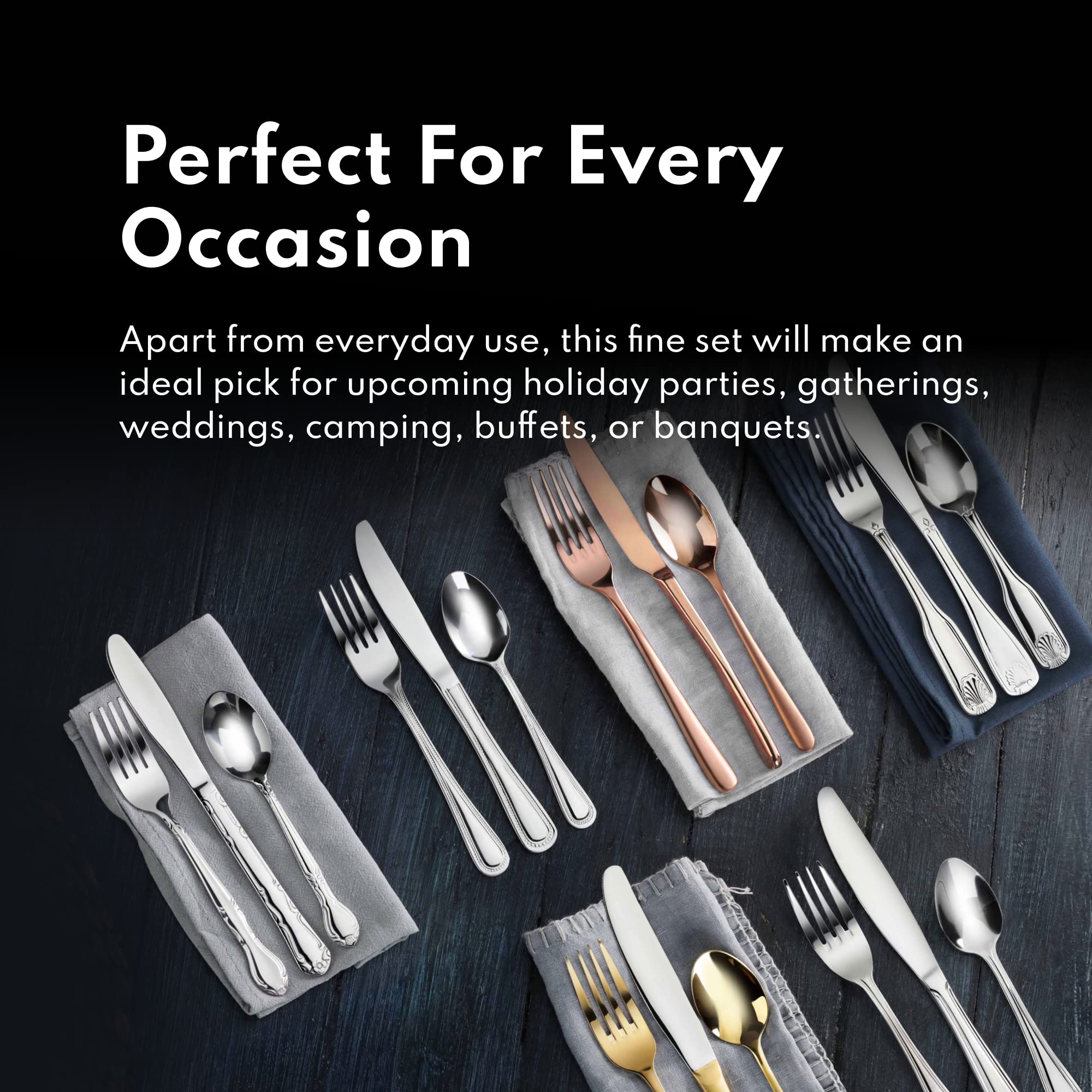 New Star Foodservice Bead Pattern 18/0 Stainless Steel Oyster Fork, 6-Inch, Set of 12, Commercial Grade