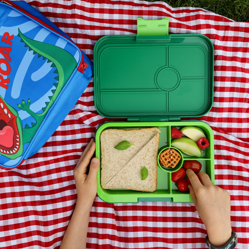 Yumbox Tapas Leakproof Bento Box, 4 Compartments, Palm Green