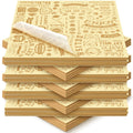 Outus 600 Pcs 12 x 12 Inch Deli Wax Paper Sheets Grease Resistant Tray Basket Liners Newsprint Paper Water and Grease Proof Sandwich Wrapping Square Hot Dog Wrappers for Food Baking (Light Yellow)