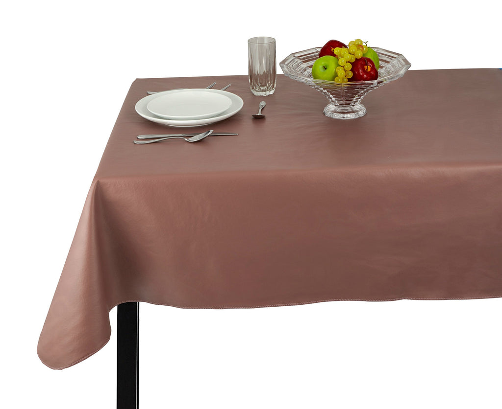 Yourtablecloth Heavy Duty Vinyl Rectangle or Square Tablecloth – 6 Gauge Heavy Duty Tablecloth – Flannel Backed – Wipeable Tablecloth with Vivid Colors & Many Sizes 52 x 90 Sky Blue
