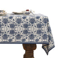 patdrea Vintage French Linen Tablecloth,Rectangular,94"x63"-Noah