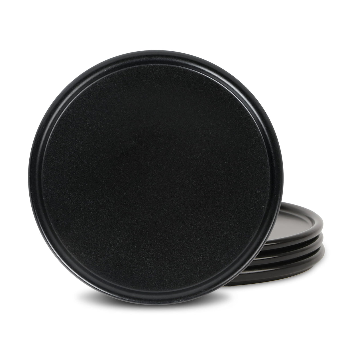 Stone Lain Eden 24-Piece Dinnerware Set Stoneware, Plates and Bowls Set, Dishwasher and Microwave Safe Dish, Dish Set for 8, Dark Blue