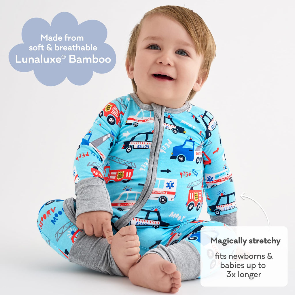 Little Sleepies Baby Pajamas, To The Rescue, Preemie