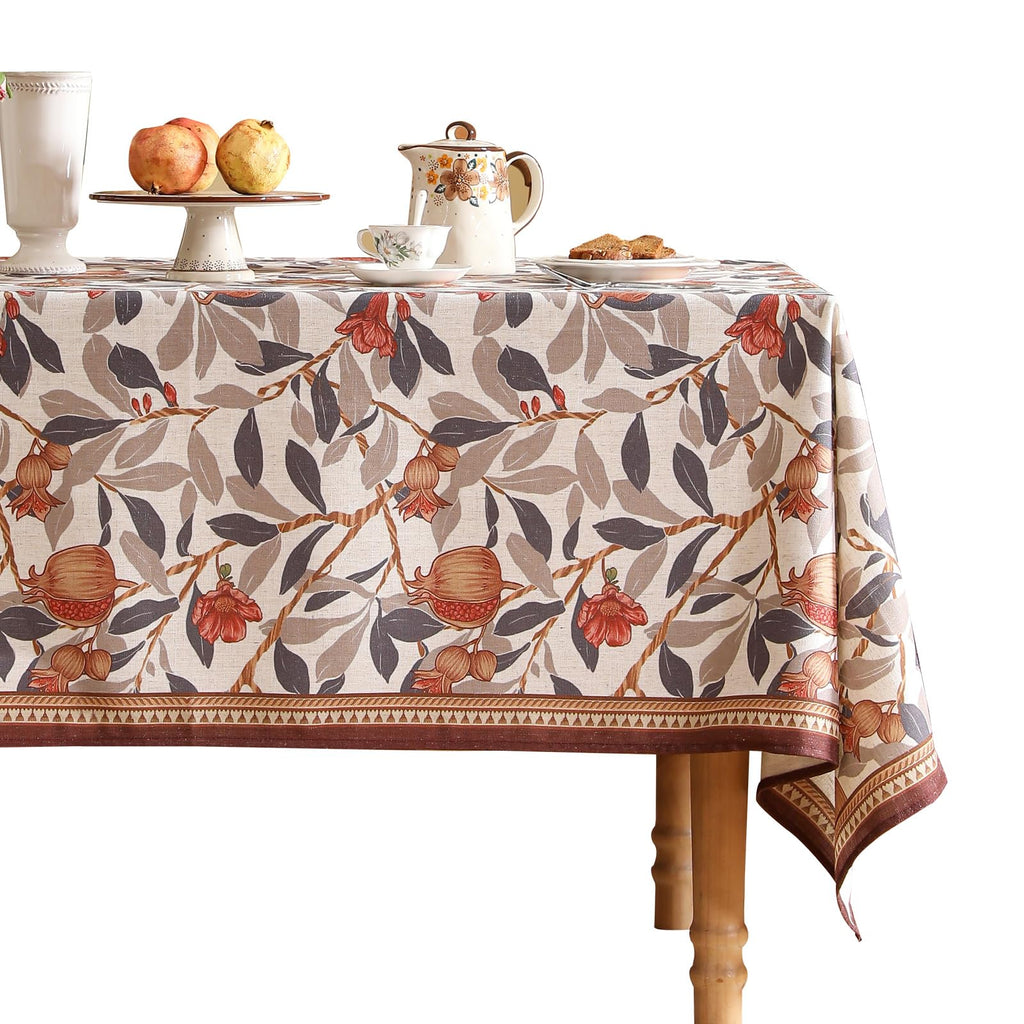 patdrea Vintage French Linen Tablecloth,Rectangular,94"x63"-Noah