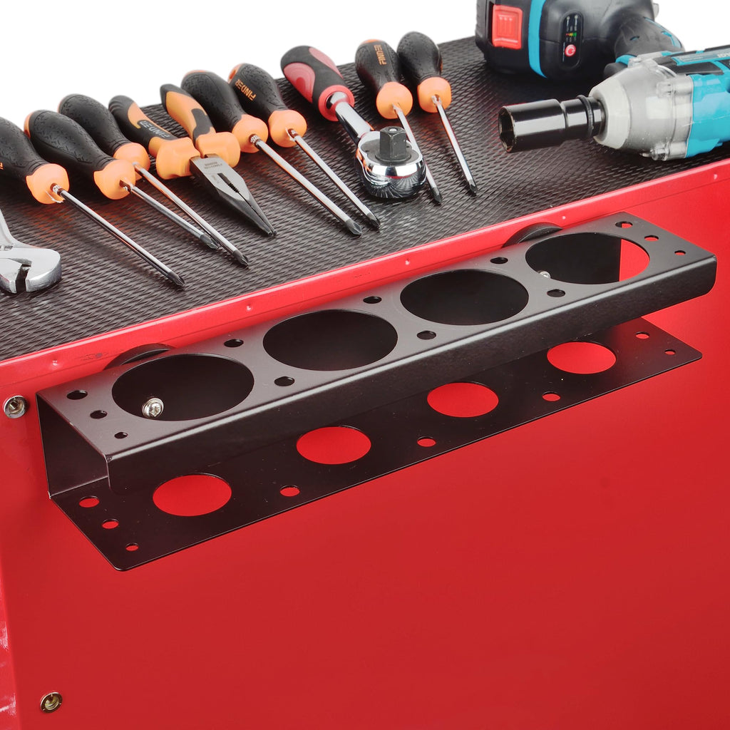 ULIBERMAGNET Angle Grinder Holder, Solid Steel Utility Storage Rack,Heavy Duty Wall Mount Storage Metal Shelf Holder for Angle Grinders, Cutters, Polishers,Screwdriver
