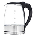 COOK WITH COLOR Electric Tea Kettle, 1.8L Cordless Hot Water Boiler, 1200W Rapid Boil, Auto Shutoff & Boil Dry Protection, BPA-Free, Sleek Countertop Design, Black