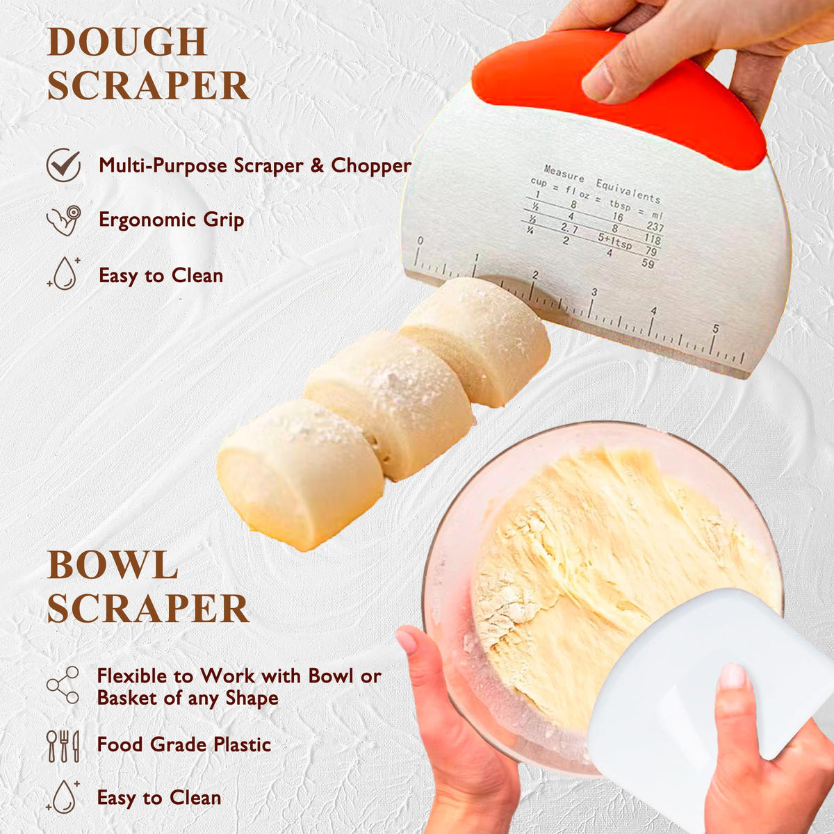 Complete Sourdough Starter Kit, Banneton Bread Proofing Basket