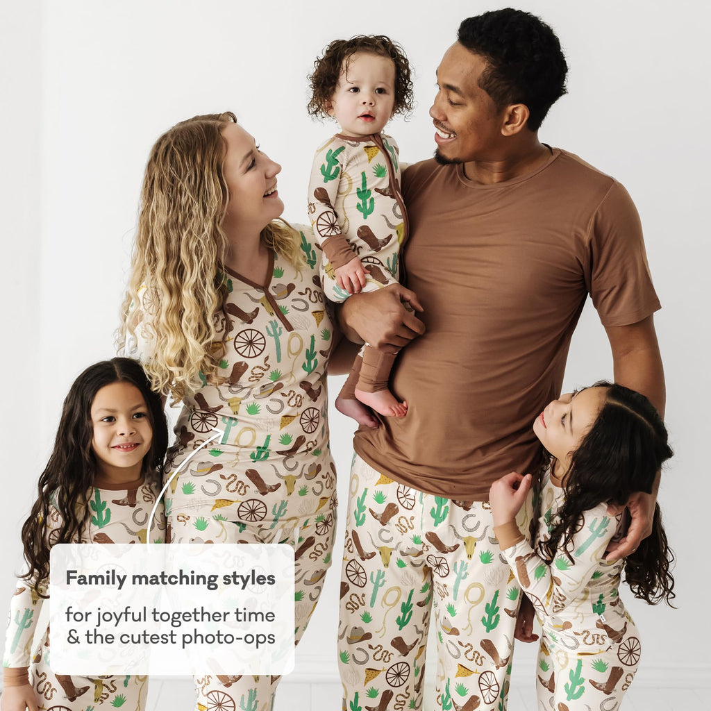 Little Sleepies Baby Pajamas, Caramel Ready to Rodeo, Newborn