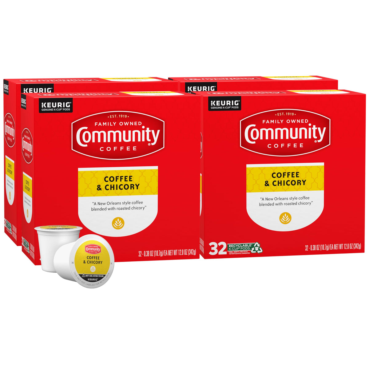 Community Coffee Grandma's Sugar Cookie Keurig K-Cup Pods, Limited Edition Holiday Flavor, Natural Ingredients, 10 Count (Pack of 1)