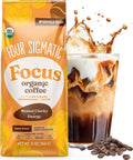Four Sigmatic Dark Roast Organic Whole Bean Coffee | Gourmet Nootropic Mushroom Coffee Beans with Lion's Mane & Chaga Mushrooms for Enhanced Brain Function and Immune Support | 12oz