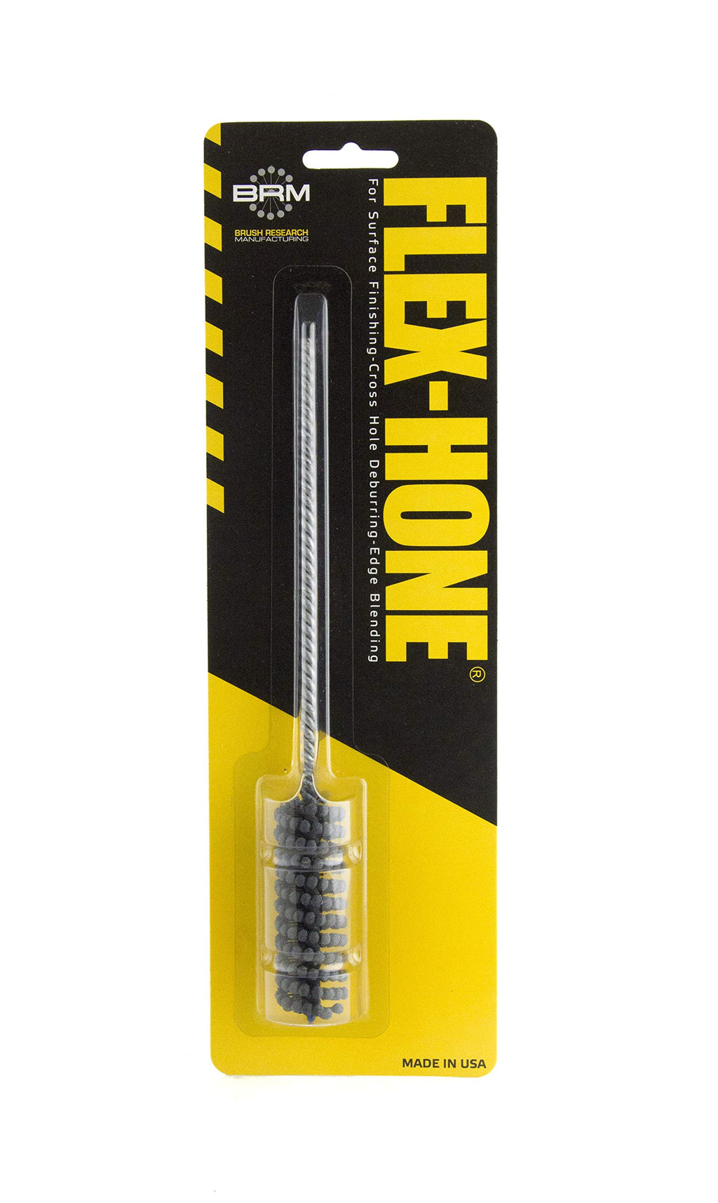 Brush Research BC14M12 FLEX-HONE®, 0.551" (14mm) Diameter, 120 Grit, Silicon Carbide, for Mild Steel, Stainless Steel, Cast Iron and Softer Ferrous Materials