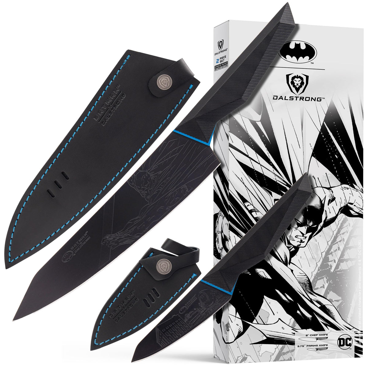 Dalstrong 8" Chef Knife - Batman™ Official Shadow Black DC Edition
