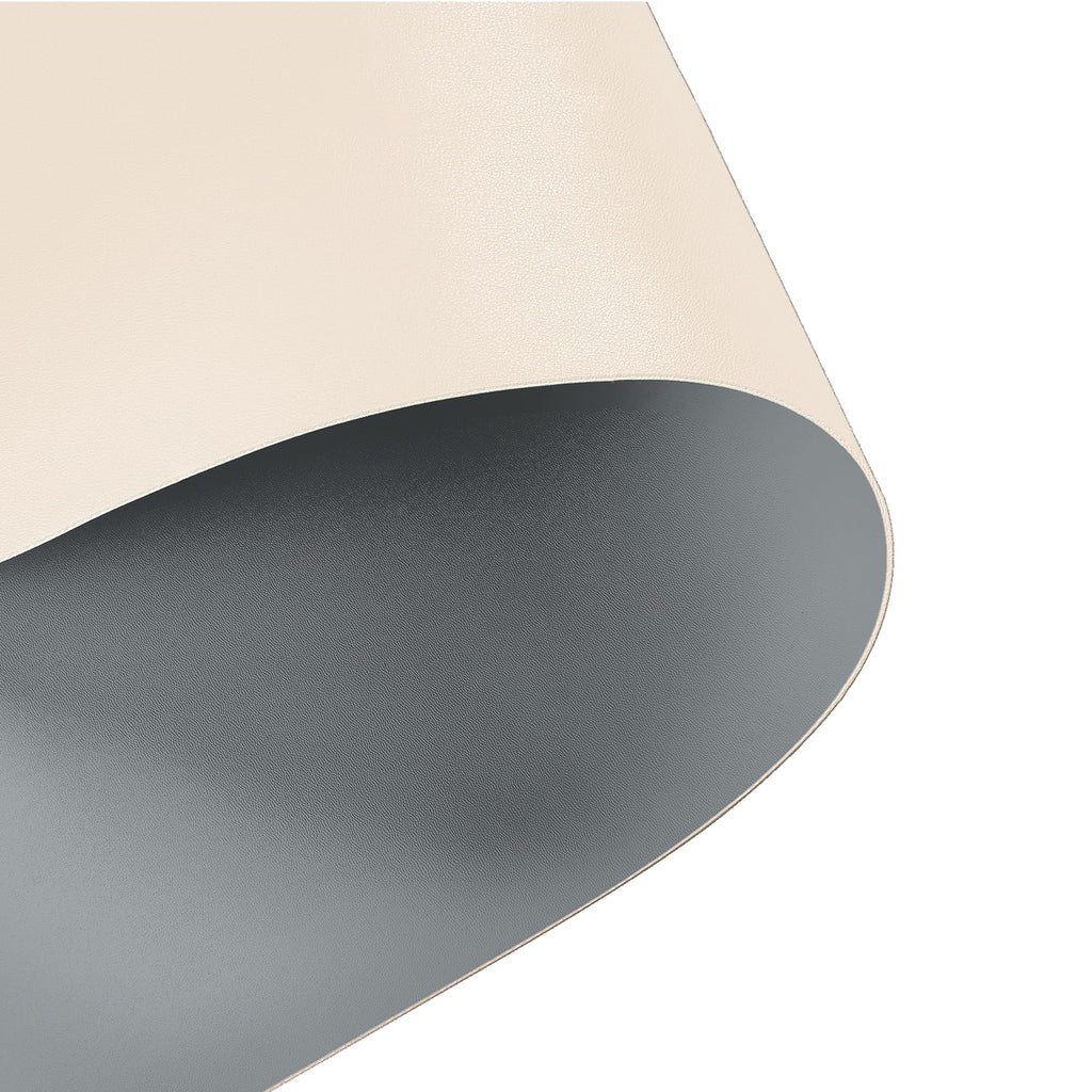 Zinkooat Faux Leather Table Cover,1.8mm Thick,42x66 Inch Table Protector,Table Protector for Dining Room Table,Dining Table Cover,Table Cover Protector(Beige+Light Gray,42x66)
