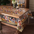 Artbloss Clear Table Cover Protector Vinyl PVC Table Cloth, 60" x 104"