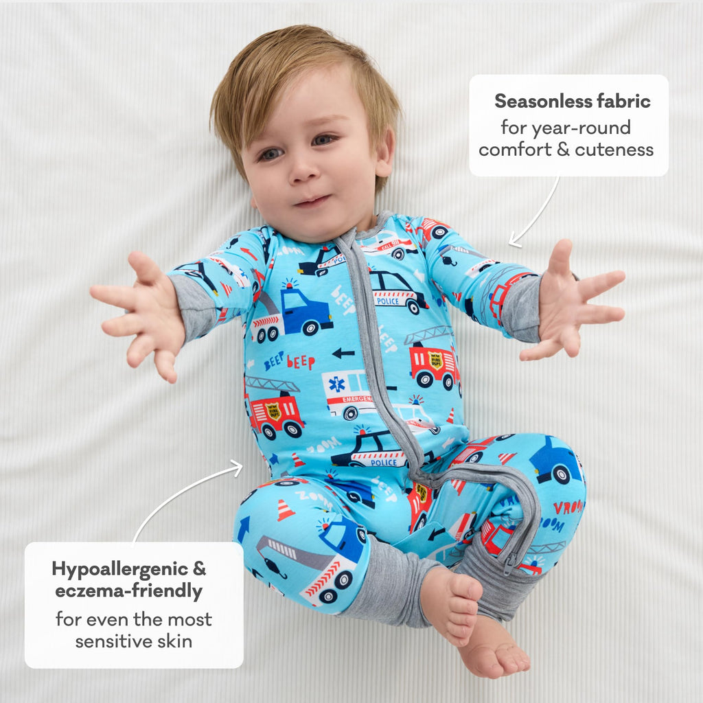 Little Sleepies Baby Pajamas, To The Rescue, Preemie