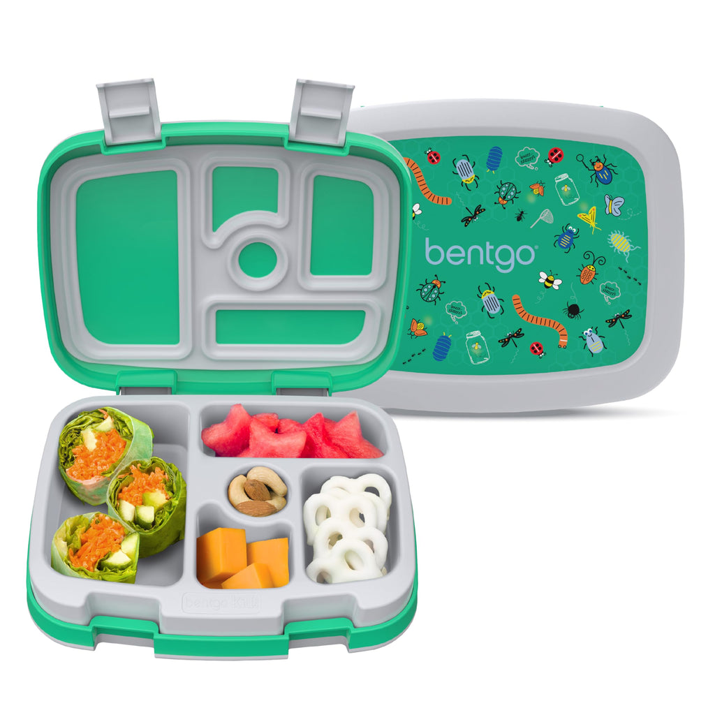Bentgo Kids Prints Leak-Proof 5-Compartment Bento-Style Kids Lunch Box