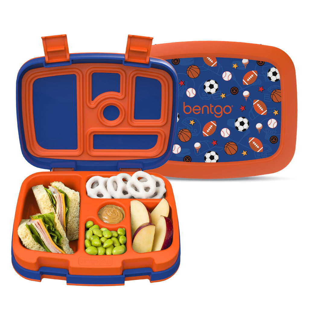 Bentgo Kids Prints Leak-Proof 5-Compartment Bento-Style Kids Lunch Box