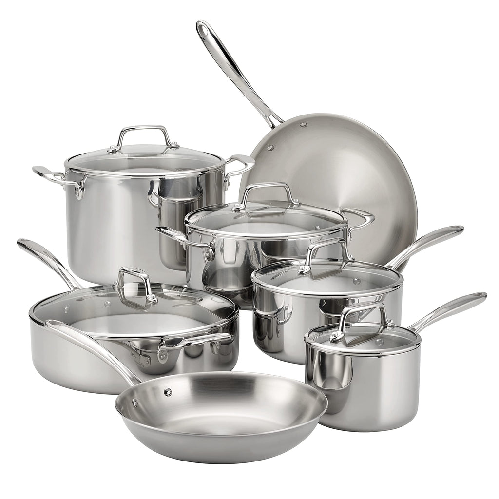 Tramontina Boston Tri-Ply Clad Stainless Steel 8-Inch Small Frying Pan