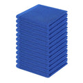 Homaxy 100% Cotton Waffle Weave Kitchen Dish Cloths, Ultra Soft Absorbent Quick Drying Dish Towels, 12 x 12 Inches, 12-Pack, Blueberry