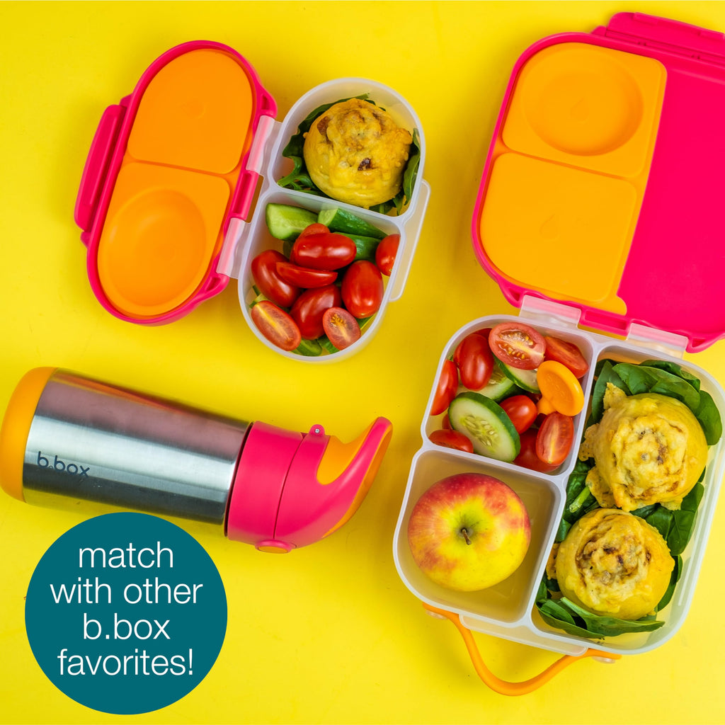 b.box Mini Lunch Box, Snack Containers for Kids, Lunch Box Kids, 4.25 Cup