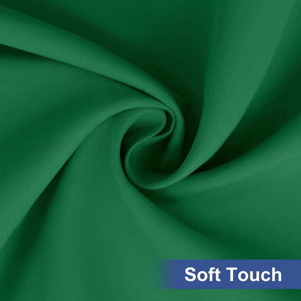 homing Rectangle Table Cloth Cover, Water-Resistant Polyester Elastic Fitted Tablecloth, Fits for 8 Foot Folding Tables, Washable Table Protector for Picnic, Camping, Outdoor (Hunter Green, 30" x 96")