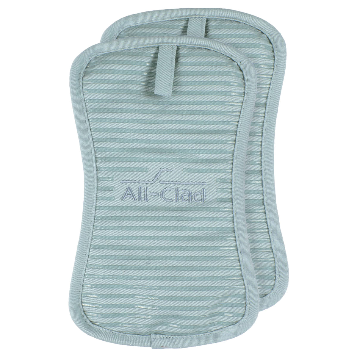 All-Clad Premium Pot Holder & Heating Pad, (1-Pack) Heat Resistant to 500 Degrees, 100% Cotton 10"x6.25" for Kitchen and Barbeque, Chili Red