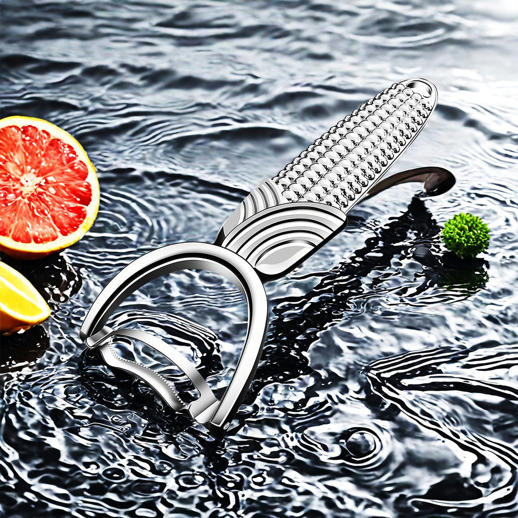 Maxjoy Corn Peeler & Cob Stripper, Stainless Blade for Corn on the Cob