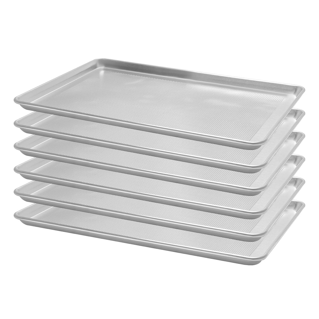 BIEAMA 6 Pack 15" x 21" Baking Sheet Pan, Aluminum Large Size Cookie Sheets