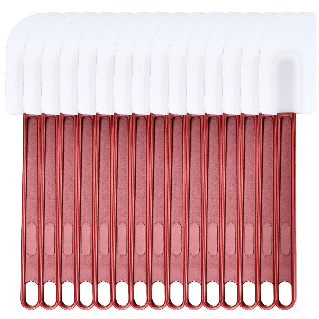 Silicone High Heat Spatula Set, 3pc (9.5/14/16Inches) - Commercial Rubber Spatula for Cooking
