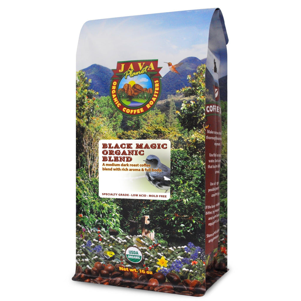 Java Planet Low Acid Organic Papua New Guinea Whole Bean Coffee 16oz