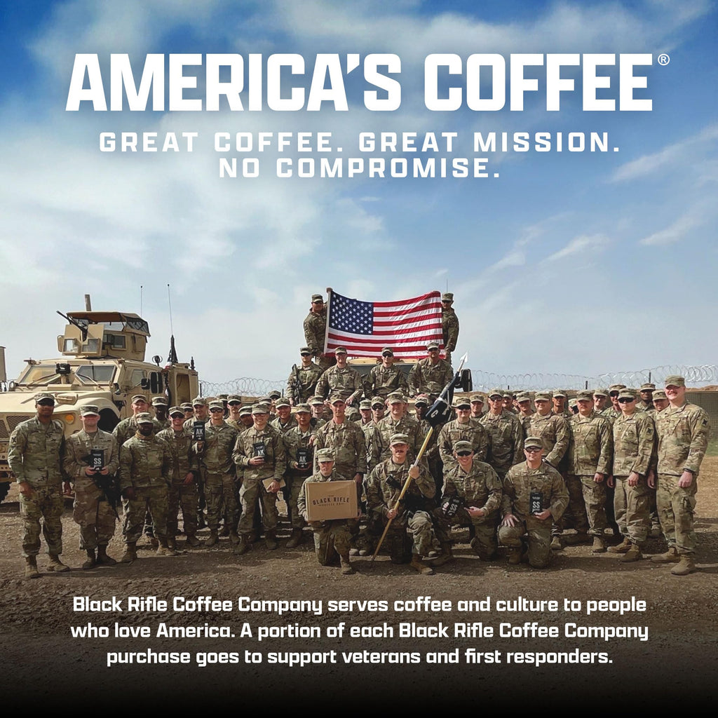 Black Rifle Coffee Company CAF, 12 Count, Medium Roast K Cups - Single Serve K Cups Coffee Pods - Kcup Pods Compatible with all Keurig machines - Made from Arabica Beans