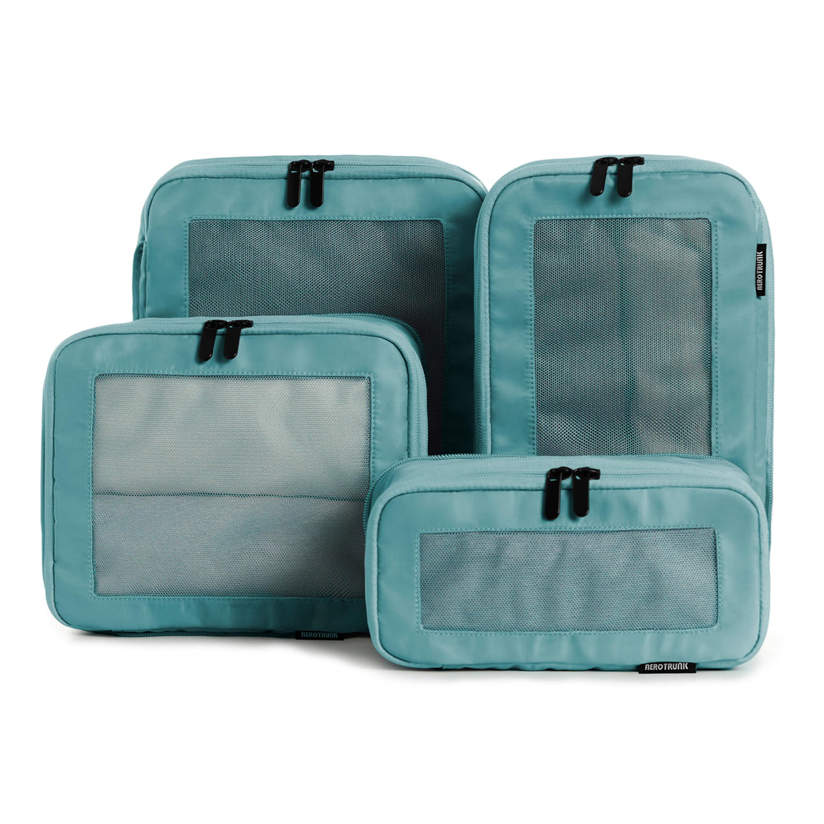Aerotrunk Compression Packing Cubes for Travel, 4-Pack, Teal