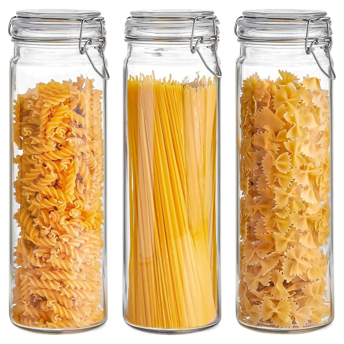 ComSaf Small Glass Spice Jars with Airtight Lids 4 oz 12 Pack Mason Pantry