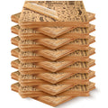 1800 Pcs 12 x 12 Inch Deli Wax Paper Sheets Grease Resistant Tray Basket Liners Newsprint Paper Water and Grease Proof Sandwich Wrapping Square Hot Dog Wrappers for Food Baking (Brown)